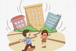 地震漫画图片,漫画描绘生死攸关的震撼时刻